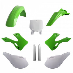 Комплект пластмаси POLISPORT Full Plastic Kit Kawasaki KX 125/250 (1999-02) ОЕМ Комплект пластмаси POLISPORT Full Plastic Kit Kawasaki KX 125/250 (1999-02) ОЕМ