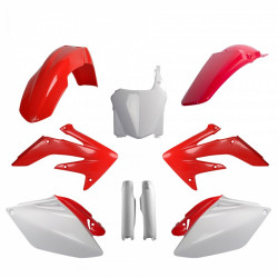 Комплект пластмаси POLISPORT Full Plastic Kit Honda CRF 250R (2008) OEM