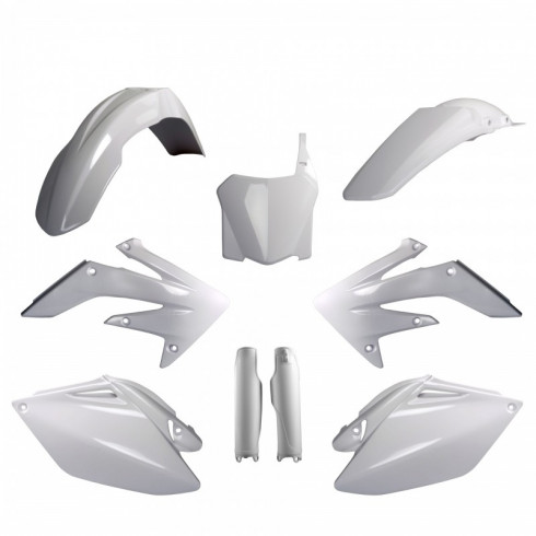 Комплект пластмаси POLISPORT Full Plastic Kit Honda CRF 250R (2008) White Комплект пластмаси POLISPORT Full Plastic Kit Honda CRF 250R (2008) White