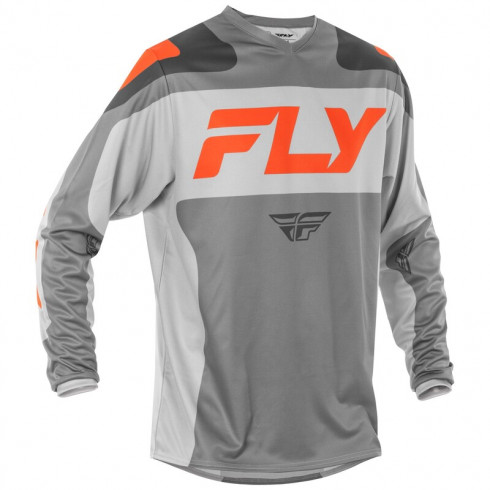 Мотокрос блуза FLY RACING F-16 Riding -Grey/Orange 2025 Мотокрос блуза FLY RACING F-16 Riding -Grey/Orange 2025