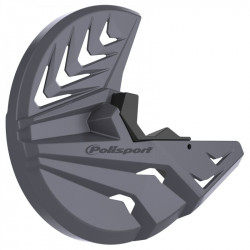 Предпазител за спирачен диск POLISPORT Disc & Bottom Fork Protector SX/TC/FC(15>)EXC/TE/FE(16>)SEF(19>) Grey