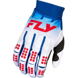 Мотокрос ръкавици FLY RACING Evolution DST- White/Red/Blue 2025