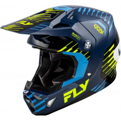 Мотокрос каска FLY RACING Formula CP Slice - Navy/Hi-Vis/White 2025  Мотокрос каска FLY RACING Formula CP Slice - Navy/Hi-Vis/White 2025