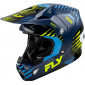 Мотокрос каска FLY RACING Formula CP Slice - Navy/Hi-Vis/White 2025  thumb