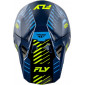 Мотокрос каска FLY RACING Formula CP Slice - Navy/Hi-Vis/White 2025  thumb