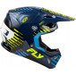 Мотокрос каска FLY RACING Formula CP Slice - Navy/Hi-Vis/White 2025  thumb