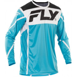 Мотокрос блуза FLY RACING Lite- Blue/White/Black 2025