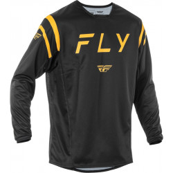 Мотокрос блуза FLY RACING Kinetic Center- Black/Gold 2025