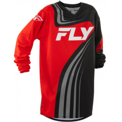 Детска мотокрос блуза FLY RACING F-16 Riding - Black/Red/White 2025 Детска мотокрос блуза FLY RACING F-16 Riding - Black/Red/White 2025