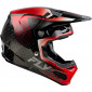 Мотокрос каска FLY RACING Formula S Carbon Protocol-Black Carbon/Red 2025 thumb