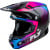 Мотокрос каска FLY RACING Formula S Carbon Protocol-Black Carbon/Blue/Pink 2025