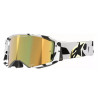 Мотокрос очила ALPINESTARS SUPERTECH CORP WHT/GLD MIRROR-GLD