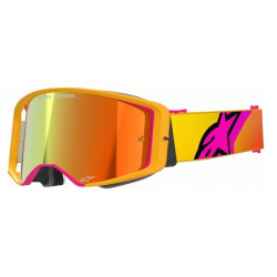 Мотокрос очила ALPINESTARS SUPERTECH CORP YLW/PNK MIRROR-RED