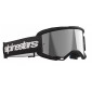 Мотокрос очила ALPINESTARS VISION 3 WORDMARK BLK MIRROR-SIL thumb
