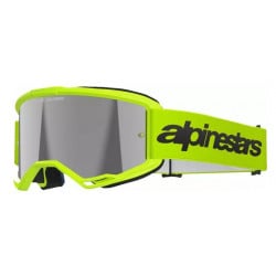 Мотокрос очила ALPINESTARS VISION 3 WORDMARK YLW FLUO MIRROR-SIL