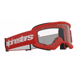 Мотокрос очила ALPINESTARS VISION 3 WORDMARK RED CLEAR