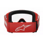 Мотокрос очила ALPINESTARS VISION 3 WORDMARK RED CLEAR thumb