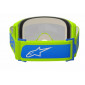 Мотокрос очила ALPINESTARS VISION 5 BLAZE YLW/BL MIRROR-BLUE thumb