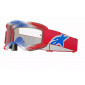 Мотокрос очила ALPINESTARS VISION 5 CORP RED/WT/BL CLEAR thumb