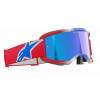 Мотокрос очила ALPINESTARS VISION 5 CORP RED/WT/BL MIRROR-BLUE