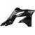 Пластмасови капаци за радиатор Polisport Kawasaki KX250F - 2013-16 Black