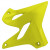 Пластмасови капаци за радиатор Polisport Yamaha YZ125/250 - 2015-20 Yellow