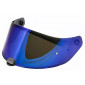 Син иридиев визьор за каска PREMIER HYPER/DEVIL BLUE CHROMED thumb