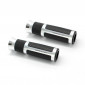 Мото ръкохватки BARRACUDA B-LUX RACING GRIPS SILVER  thumb