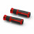 Мото ръкохватки BARRACUDA B-LUX RACING GRIPS RED  thumb