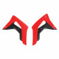 Пластмасови капаци за радиатор POLISPORT Honda CRF250 RX(19-20) CRF450 RX(17-19) Red/Black thumb