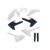 Комплект пластмаси ACERBIS Husqvarna FE/TE 17-19 White/Blue