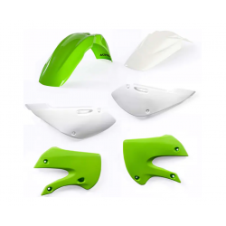 Комплект пластмаси ACERBIS Kawasaki KX65 00-19 White/Green Комплект пластмаси ACERBIS Kawasaki KX65 00-19 White/Green