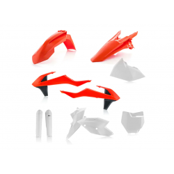 Комплект пластмаси ACERBIS KTM SX/SX-F 16-18 White/Orange