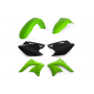 Комплект пластмаси ACERBIS Kawasaki KX250F 06-08 Green/Black thumb