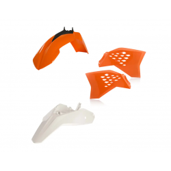 Комплект пластмаси ACERBIS KTM SX65 09-11 Orange/White Комплект пластмаси ACERBIS KTM SX65 09-11 Orange/White