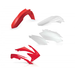 Комплект пластмаси ACERBIS Honda CRF250R 11-13, CRF450R 11-12 White/Red Комплект пластмаси ACERBIS Honda CRF250R 11-13, CRF450R 11-12 White/Red