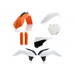 Комплект пластмаси ACERBIS KTM SX85 13-17 White/Orange Комплект пластмаси ACERBIS KTM SX85 13-17 White/Orange