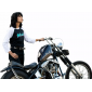 Женска мото тениска BILTWELLBW 985 RAGLAN B/W thumb
