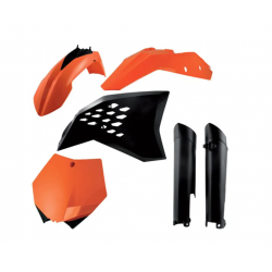 Комплект пластмаси ACERBIS KTM SX-F 07-10 Black/Orange Комплект пластмаси ACERBIS KTM SX-F 07-10 Black/Orange