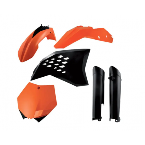 Комплект пластмаси ACERBIS KTM SX-F 07-10 Black/Orange Комплект пластмаси ACERBIS KTM SX-F 07-10 Black/Orange