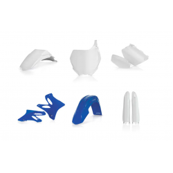 Комплект пластмаси ACERBIS Yamaha YZ125/250 06-14 White/Blue Комплект пластмаси ACERBIS Yamaha YZ125/250 06-14 White/Blue