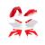 Комплект пластмаси ACERBIS Honda CRF250X 05-18 Red/White
