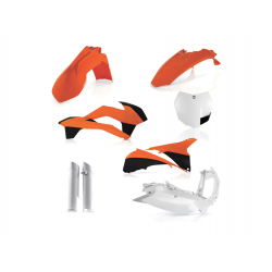 Комплект пластмаси ACERBIS KTM SX/SX-F 13-14 Orange/White Комплект пластмаси ACERBIS KTM SX/SX-F 13-14 Orange/White
