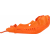 Протектор двигател ACERBIS KTM 690 Enduro R 19-24 Orange thumb