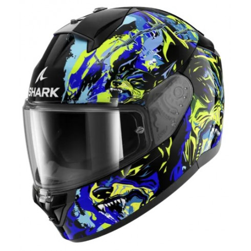 Каска SHARK RIDILL 2 RAGING BEAST Black Blue Green Каска SHARK RIDILL 2 RAGING BEAST Black Blue Green