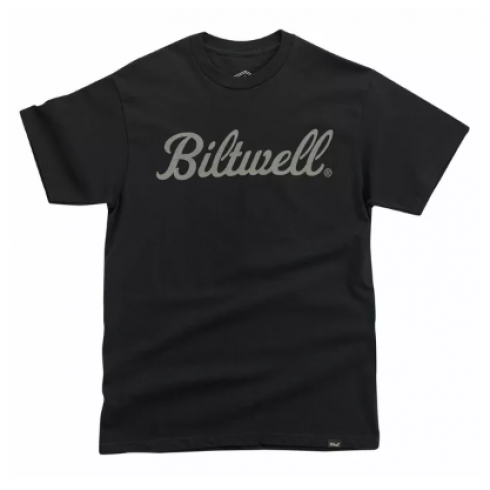 Мото тениска BILTWELLBW SCRIPT GREY BK Мото тениска BILTWELLBW SCRIPT GREY BK