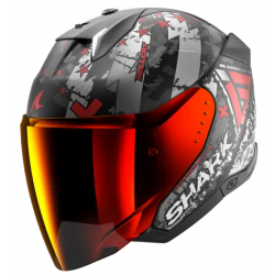 Каска за скутер SHARK SKWAL i3 JET HELLCAT Mat Каска за скутер SHARK SKWAL i3 JET HELLCAT Mat