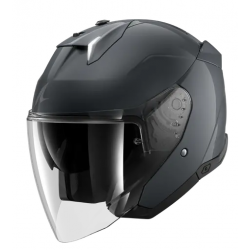 Каска за скутер SHARK SKWAL i3 JET  BLANK Gun Metal