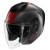 Скутерова каска SHARK RS JET CARBON IKONIK Red/Chrom