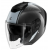 Скутерова каска SHARK RS JET CARBON SKIN Carbon Silver Carbon